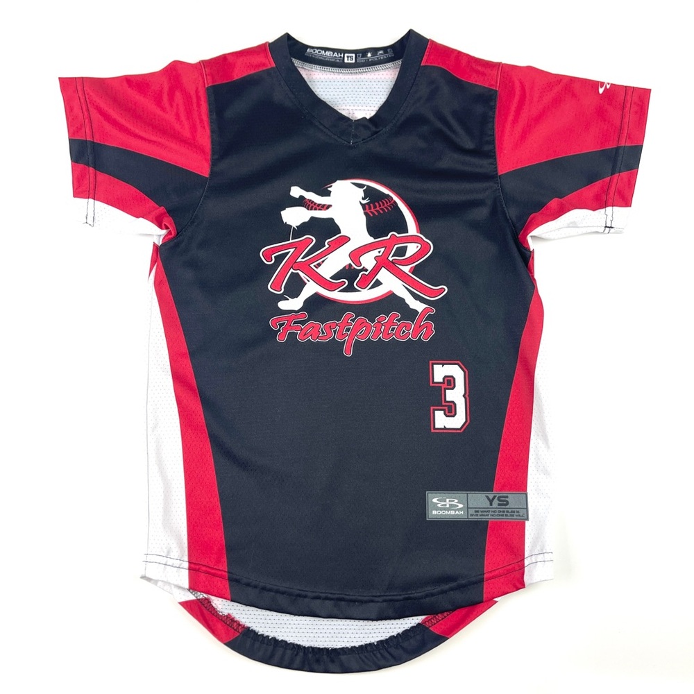 Girl’s Red Softball Jersey Size Small